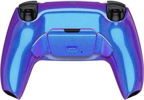 img 1 attached to eXtremeRate Chameleon Purple Blue Programmable Remap Kit for PS5 Controller BDM-010, Upgraded Board &amp; Redesigned Back Shell &amp; Back Button Attachment - Controller NOT Included