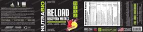 img 2 attached to 🏋️ NutraBio Reload - Enhanced Muscular Recovery Formula - Post-Workout Supplement - 3G Creatine - 8G BCAAs - 5G Glutamine - 30 Servings, Delicious Strawberry Lemon Bomb Flavor