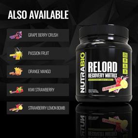 img 1 attached to 🏋️ NutraBio Reload - Enhanced Muscular Recovery Formula - Post-Workout Supplement - 3G Creatine - 8G BCAAs - 5G Glutamine - 30 Servings, Delicious Strawberry Lemon Bomb Flavor