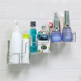 img 3 attached to Bathroom Trapezoid Stainless Organizer Removable