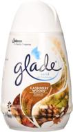 🍃 long-lasting glade cashmere woods solid air freshener - 6oz (170 g) pack of 6 for a fresh and inviting home environment logo