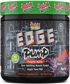 img 4 attached to 💪 Pump it up! Experience a Powerful Nitric Oxide Boost with Psycho Pharma's Edge Pump (Vein Nectar)