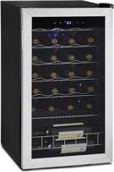 freestanding stainless steel frame smad 33-bottle wine fridge compressor wine cooler логотип