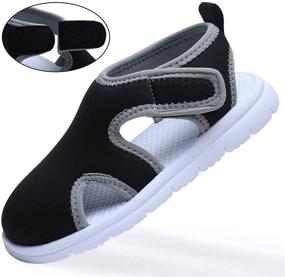 img 1 attached to 👟 Revolutionary Vogana Breathable Sneakers: Quick Dry Adjustable Girls' Shoes