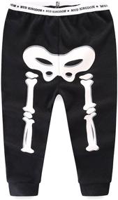 img 1 attached to 👻 Mud Kingdom Toddler Halloween Skeleton Boys' Clothing Sets