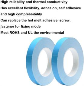 img 1 attached to Nicelux Thermally Conductive Tape 12Mmx25 Meters (0