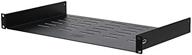 📦 navepoint universal vented rack tray shelf 1u black 10.5 inches (270mm deep) - no lip логотип