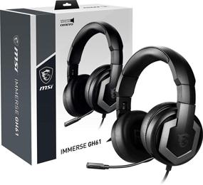 img 4 attached to 🎧 Почувствуйте непревзойденное гейминг-колебание с гарнитурой MSI Gaming Hi-Res Virtual 7.1 Surround Sound (Immerse GH61)