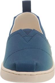 img 3 attached to 👞 Детские мокасины TOMS Alpargata из хлопковой ткани для малышей: стильный комфорт для маленьких ножек