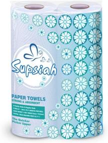 img 1 attached to Supsiah White Huge Roll Paper Towels, 16-Count Bundle (Equivalent to 40 Regular Rolls), 2-Ply - Case of 16 Rolls, 150 Sheets Per Roll, 2400 Sheets Kitchen Paper Towel Rolls