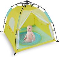 👶 bend river automatic instant baby tent: ultimate sun shelter with pool, portable travel bed and mosquito net - upf 50+ beach protection for infants логотип