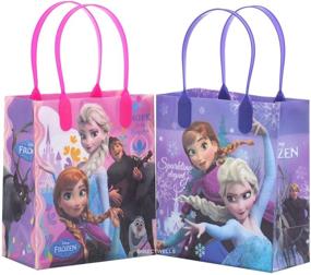 img 2 attached to 🎁 Disney Frozen Party Favor Gift Bags - 12 Elegant and Reusable Goodie Bags