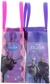 img 1 attached to 🎁 Disney Frozen Party Favor Gift Bags - 12 Elegant and Reusable Goodie Bags