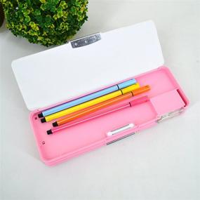 img 2 attached to 🎒 Aisa Colorful Cartoon Princess Pencil Case - Multifunctional Box for Students (Rose Red) - Special Gifts for Children/Kids