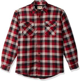 img 3 attached to 👔 Sleeve Sherpa Flannel Clothing and Shirts for Men by Wrangler Authentics