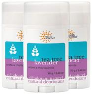 🌿 eco-friendly natural deodorant with lavender and tea tree - aluminum-free (3 pack, 2.45 oz.) logo