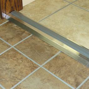 img 3 attached to 🏢 M-D Building Products 8664 Adjustable Aluminum Threshold with Vinyl Seal - 36-Inch