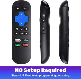 img 2 attached to 📺 Motiexic Roku Remote Control Compatible with Insignia NS-RCRUS-17 Television - NS-32DR420NA16 NS-32DR420NA16A NS-32DR420NA16B NS-40DR420NA16 NS-40DR420NA16B NS43DR710NA17 NS-43DR710NA17 NS-48DR420NA16