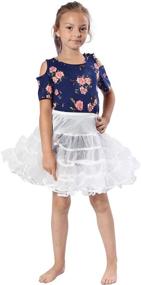 img 3 attached to 👗 Crinoline Petticoat Underskirt for Girls' Clothing, Skirts & Skorts by Malco Modes