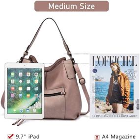 img 3 attached to 👜 Сумки от Realer: Стильные сумки и кошельки для женщин, идеально подходят для плечевых, через плечо и хобо-сумок