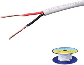 img 4 attached to Cable Matters 50-Foot CL2 In-Wall Rated Oxygen-Free Bare Copper 2 Conductor Speaker Wire (Speaker Cable) - 16 AWG