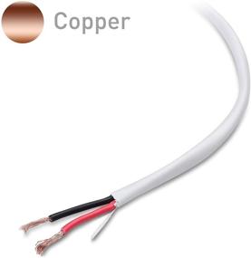 img 1 attached to Cable Matters 50-Foot CL2 In-Wall Rated Oxygen-Free Bare Copper 2 Conductor Speaker Wire (Speaker Cable) - 16 AWG