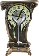 🕰️ exquisite art nouveau melting bronze table clock - 11 1/4" high logo