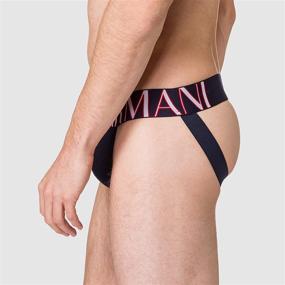 img 2 attached to Emporio Armani Megalogo Jockstrap Black