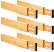 diosbles 6 pack bamboo dresser drawer organizers - effective storage solutions логотип