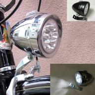 🚴 vintage retro bike headlamp - bright 6 led metal shell front light for bicycle headlight with bracket, ideal for night riding, cycling safety and foggy conditions logo