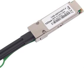 img 2 attached to 🔌 High-Speed 40G QSFP+ to 4xSFP+ Breakout DAC Cable for Arista CAB-Q-S-0.5M Devices - 0.5-Meter (1.64ft)