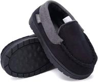 👟 toddler moccasin outdoor protection u7gsdwlfx d black 23 boys' shoes for slippers logo