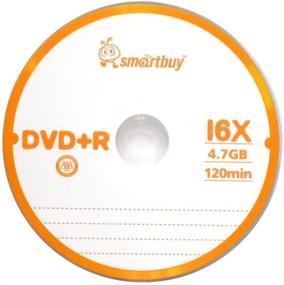 img 1 attached to 200 Pack Smart Buy DVD+R 4.7GB 16x Blank Data Video Movie Recordable Discs with Logo - Ideal for Recording, Archiving & More, 200 Discs (200pk)