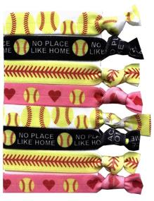 img 3 attached to Piece Softball Gift Hair Elastic