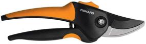 img 4 attached to 🌿 Fiskars 79436997J Softgrip Bypass Pruner - Black/Orange with Enhanced Efficiency