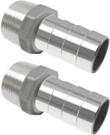 🔗 stainless steel horizontal fitting coupler connector logo