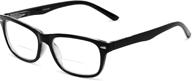 manhattan bifocal reading rectangle eyeglasses logo