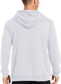 img 1 attached to LecGee Men's Sweatshirt with Drawstring Pullover Hoodies – Ideal Active Clothing Option