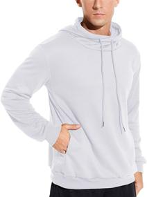 img 2 attached to LecGee Men's Sweatshirt with Drawstring Pullover Hoodies – Ideal Active Clothing Option