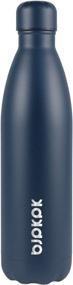 img 3 attached to 🥤 BKPKPK Stainless Steel Water Bottles -17oz, 25oz Insulated: Keep Cold for 24 Hours, Hot for 12 BPA-Free, Perfect for School