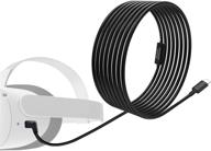 🔌 orzero 20ft type c stable data cable - for oculus quest 2, oculus quest link steam vr logo