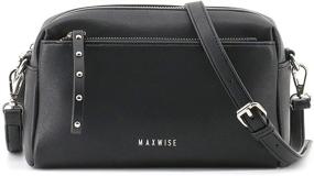 img 4 attached to MAXWISE Shoulder Leather Crossbody Purses Women's Handbags & Wallets for Shoulder Bags