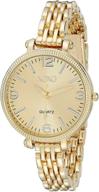 xoxo womens xo5754 gold tone watch logo