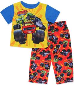 img 4 attached to Blaze and The Monster Machines Toddler Boys 🏎️ Pajama Set – 2 Piece Sleepwear for Racing Fans
