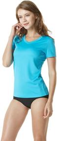 img 3 attached to TSLA TM FSS02 SKB_Large Swimshirt Loose Fit Rashguard Women's Clothing in Swimsuits & Cover Ups