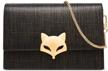 foxer women leather crossbody shoulder women's handbags & wallets in satchels logo
