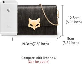 img 3 attached to FOXER Women Leather Crossbody Shoulder Women's Handbags & Wallets in Satchels