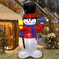 fastdeng christmas snowman inflatable decorations logo
