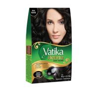 dabur vatika henna hair color - intense black: long-lasting and stunning shades logo