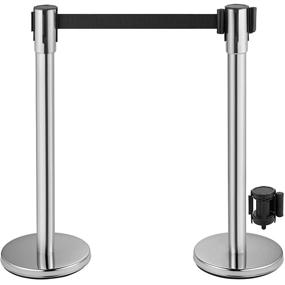 img 4 attached to Enhanced Crowd Control Solution: VEVOR Control Stanchion Retractable Concrete for Efficient Management